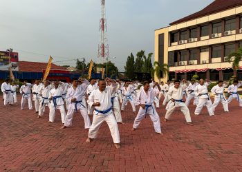 Polres Jepara Gelar Ujian Beladiri Polri Berkala Semester II 2025