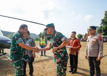 Pangdam IV/Diponegoro Dampingi Kasad Resmikan Fasilitas Pengairan Pertanian di Brebes