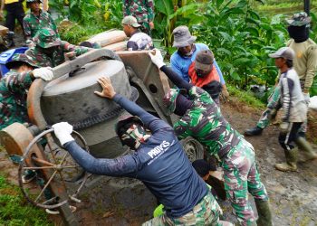 Tantangan di Lapangan Tak Halangi Progres TMMD Reguler ke-125 Kodim Temanggung