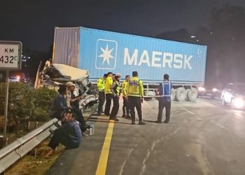 Kecelakaan Karambol di Tol Gayamsari, Enam Kendaraan Terlibat, Delapan Orang Luka-luka