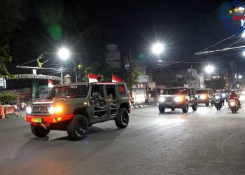 Pangdam IV/Diponegoro Pimpin Patroli di Kota Semarang