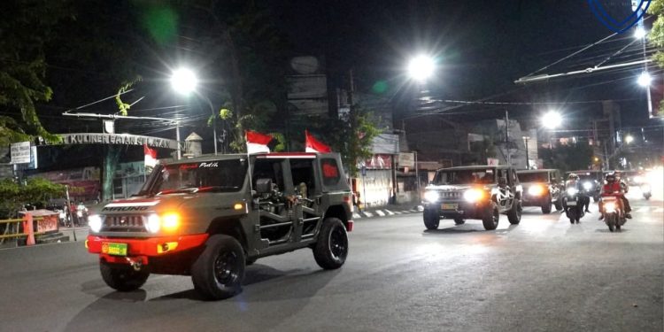 Pangdam IV/Diponegoro Pimpin Patroli di Kota Semarang