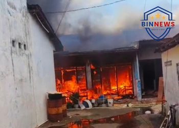 10 Rumah Ludes Terbakar, Kebakaran Besar Landa Kampung Bang Inggris dan Kulitan Semarang
