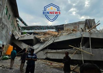 Musala Ponpes Al-Khozini Sidoarjo Ambruk Saat Pengecoran, Evakuasi Korban Masih Berlangsung