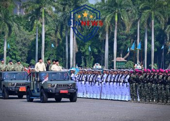Pangdam IV/Diponegoro Ikuti Upacara Peringatan HUT ke-80 TNI di Monas