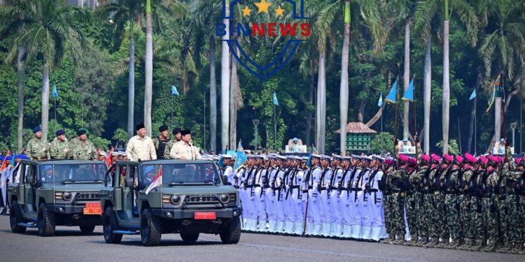 Pangdam IV/Diponegoro Ikuti Upacara Peringatan HUT ke-80 TNI di Monas