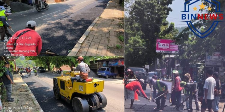 Aktivis LSM Satrio Pandawa Apresiasi Langkah Cepat DPU Kota Semarang Perbaiki Jalan Rusak