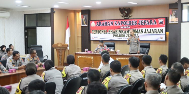 Kapolres Jepara Kumpulkan Personel Bhabinkamtibmas, Ada Apa Yah !