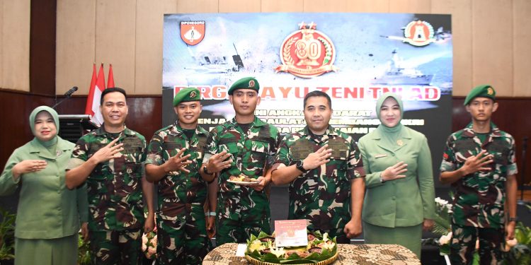 Kasdam IV/Diponegoro Hadiri Syukuran HUT ke-80 Zeni Angkatan Darat