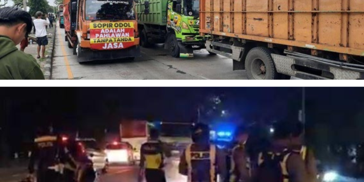 Sama-Sama Blokade Jalan di Jawa Tengah, Aksi Sopir ODOL Dibiarkan, Aktivis AMPB Dipidana