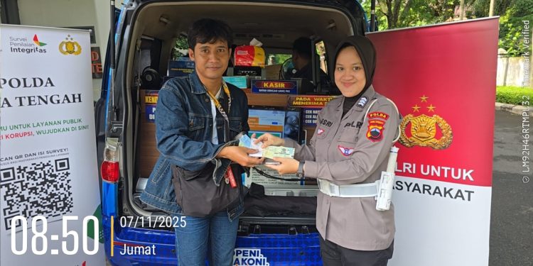 Samsat Kota Semarang 2 dan Satlantas Polrestabes Gencarkan Razia Gabungan, Dorong Kesadaran Bayar Pajak