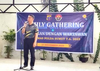 Family Gathering Humas Polda Sumut Bersama Ratusan Para Penggiat Media Unit Poldasu