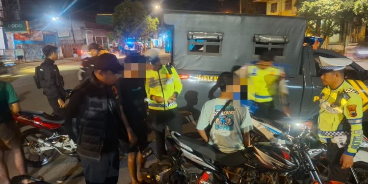 Ops Zebra Candi 2025 di Jepara, Amankan Sejumlah Motor saat Razia Balap Liar
