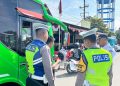 Ramp Check di Kendal, Polisi Sisir Bus hingga Truk demi Keamanan Penumpang