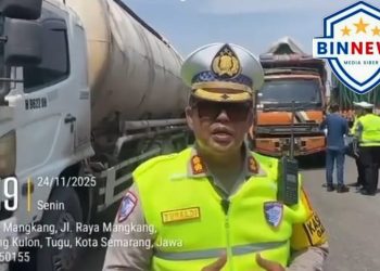 AKBP Yunaldi Pimpin Penertiban Truk di Kawasan Mangkang