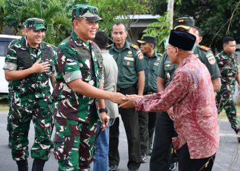 Pangdam IV/Diponegoro Meninjau Progres Pembangunan Koperasi Desa Kelurahan Merah Putih