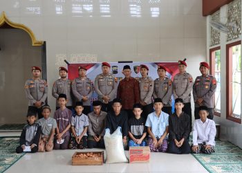 Bakti Sosial Reserse Polri ke-78, Satreskrim Polres Kendal Berbagi Kasih dengan Anak Yatim