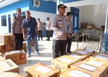 Kapolres Marganda Aritonang Pimpin Langsung Pengiriman 1.620 Paket Bantuan untuk Korban Siklon Tropis Sumut