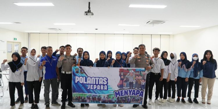 Polisi Gelar Edukasi Safety Riding Karyawan PT SAMI-JF Jepara