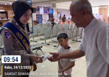 Duta Pelayanan Ditlantas Polda Jateng Hadir, Pengurusan STNK di Samsat Semarang 2 Makin Tertib dan Lancar