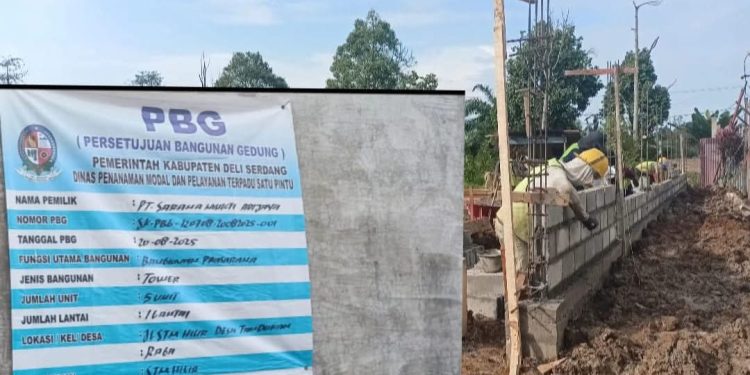 Tegas Dibantah: Isu Tower STM Hilir Berdiri di Lahan PTPN dan PBG Bermasalah Dinilai Hoaks dan Menyesatkan