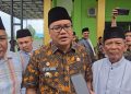Salat Jumat Perdana di Lokasi Baru Mesjid Al-Ikhlas di Hadirin Ratusan Jemaah