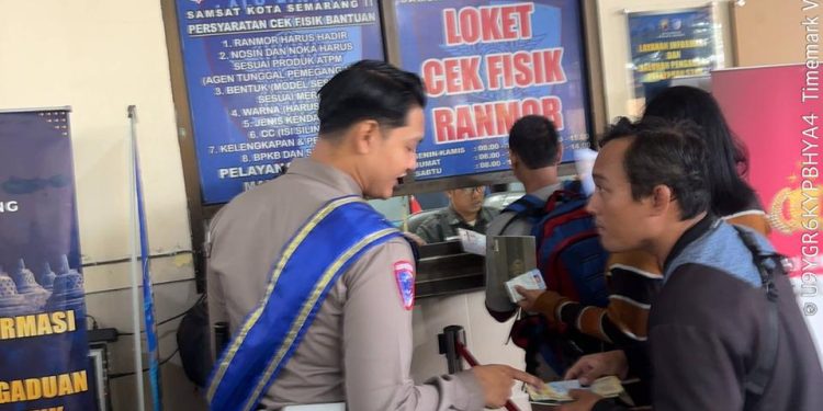 Duta Pelayanan Samsat Semarang 2 Permudah Warga Urus Perpanjangan dan Pengesahan STNK