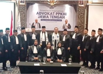 PPKHI Jawa Tengah Resmi Lantik 18 Advokat Baru, Perkuat Barisan Penegak Hukum 2026