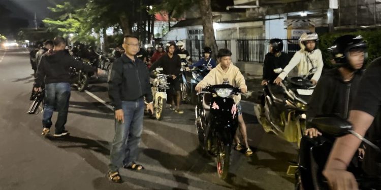 Polrestabes Semarang Tertibkan Balap Liar di Semarang Selatan, Puluhan Pelaku Diamankan