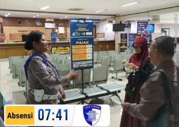 Duta Pelayanan Samsat Semarang 2 Aktif Dampingi Wajib Pajak Yang Melakukan Proses Perpanjangan dan Pengesahan STNK