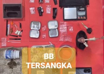 Satresnarkoba Polresta Banyumas Amankan Sepasang Suami Istri Terkait Kasus Narkotika
