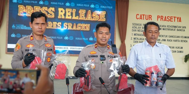 Dalam Dua Bulan, Polres Sragen Bongkar 26 Perkara Kriminal, 37 Tersangka Diciduk, Satu Perkara Curanmor Jadi Sorotan