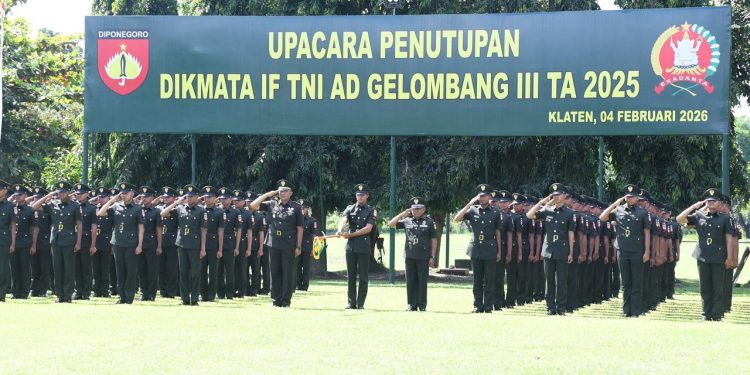 Dikmata Infanteri TNI AD Gelombang III TA 2025 Ditutup, Kasad Tekankan Prajurit Muda Harus Tangguh dan Berkarakter