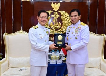 Perkuat Diplomasi Maritim, Kasal Terima Kunjungan Kehormatan Chief of Staff of Japan’s Maritime Self-Defence Force