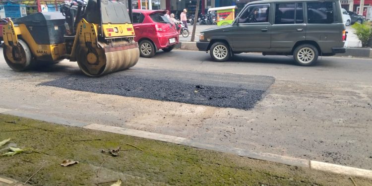 PT Praba Mas Hill Gerak Cepat, Komitmen dengan Pemkot Dibuktikan Lewat Perbaikan Jalan Kalipancur