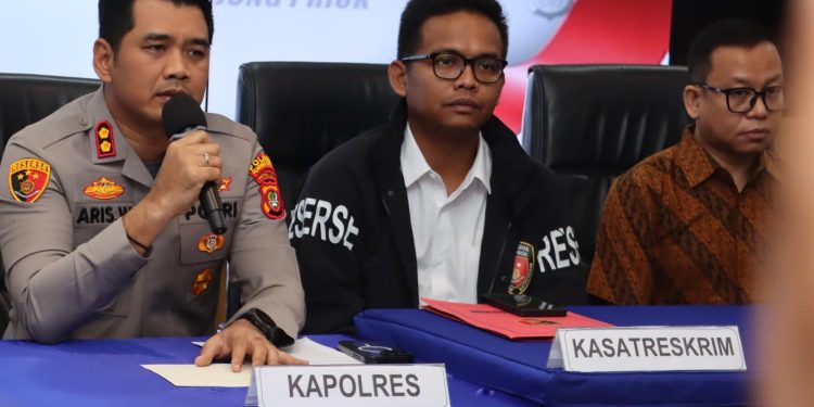 Polres Pelabuhan Tanjung Priok, Amankan 5 Orang Tersangka Sindikat Gas Oplosan