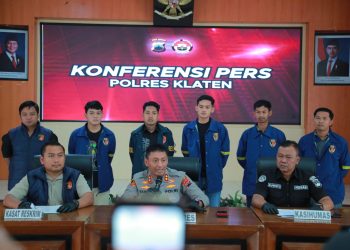 Polres Klaten Ungkap Jaringan Uang Palsu Lintas Provinsi, Empat Tersangka Diamankan