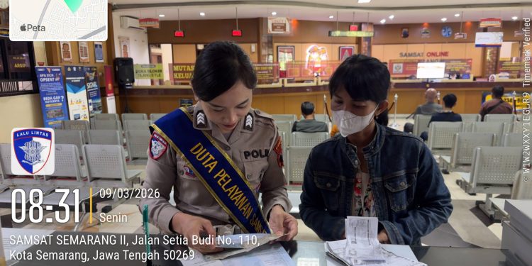 Komitmen Pelayanan Prima, Duta Pelayanan Samsat Semarang 2 Percepat dan Permudah Urus STNK