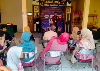 PWDPI Jateng dan BEM STIE Anindyaguna Gelar Bazar UMKM Spesial Ramadan 1447 H di Pedurungan Kidul