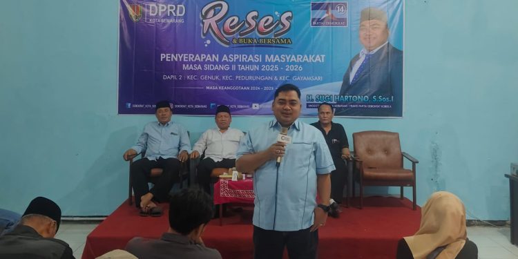 Anggota DPRD Kota Semarang Sugi Hartono Gelar Reses dan Serap Aspirasi Masyarakat di STIKOM Semarang