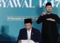 Pemerintah Tetapkan 1 Syawal 1447 H Jatuh pada Sabtu, 21 Maret 2026
