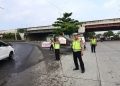 Untuk Kelancaran Arus Balik, Polda Jateng Lagi Lakukan Penyekatan Truk Sumbu Tiga di Ujung Tol Kaligawe