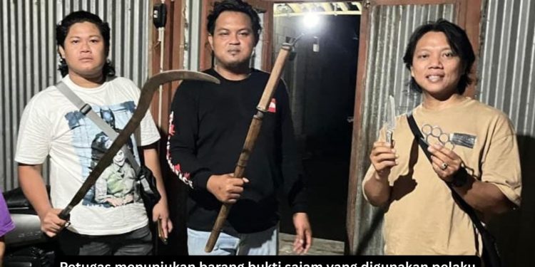 Tiga Terduga Begal, Diamankan Polres Kebumen, Ancam Korban dengan Sajam di Mirit