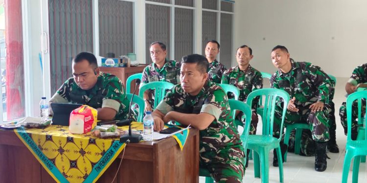 Mendukung Pembangunan KDKMP, Kodim 0736/Batang Ikuti Vicon Bersama Wakil Panglima TNI‎