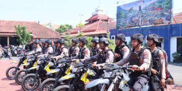 Pertajam Kemampuan Pengamanan, Polres Jepara Gelar Latihan Kesiapan Satuan Secara Intensif