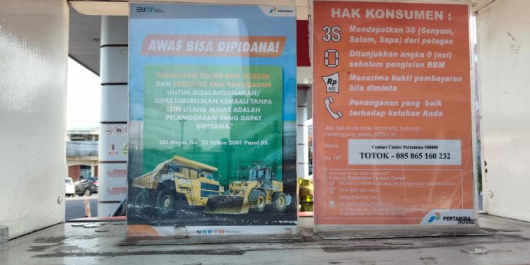 Minim Papan Peringatan BBM Bersubsidi di SPBU Semarang, Pengawasan Dipertanyakan