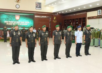 Sejumlah Jabatan Strategis Kodam IV/Diponegoro Resmi Diserahterimakan