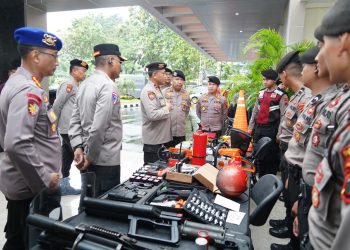 Wujud Kesiapan Jaga Harkamtibmas, Baharkam Polri Cek Kesiapan Berbagai Peralatan Di Polda Jateng