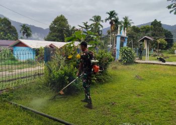 Karya Bakti Merawat Rumah Ibadah untuk Saudara di Papua.