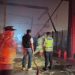 Kebakaran Gudang Produksi di Kramat, Polres Tegal Sigap Lakukan Penanganan
